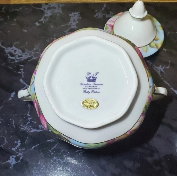 Porcelain Treasures Porcelain Sugar & Cream Server - Picture 5 of 6